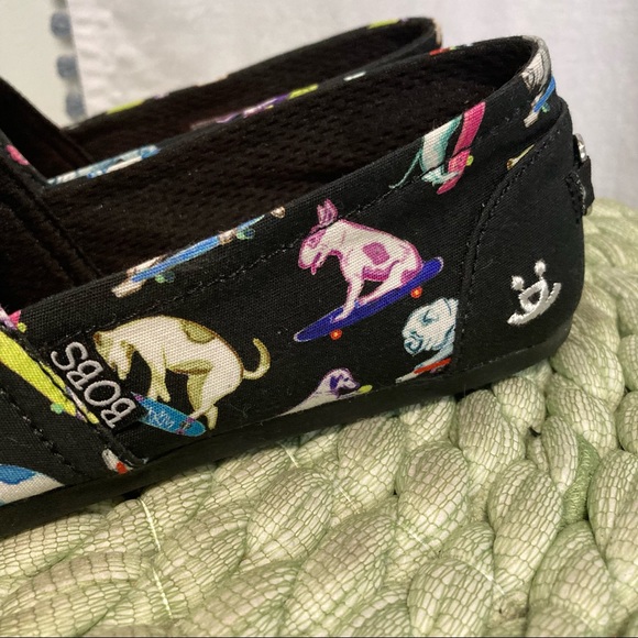 NWOT  Bobs for the Dogs Skechers slip ons skateboarding dog pattern - Picture 4 of 10